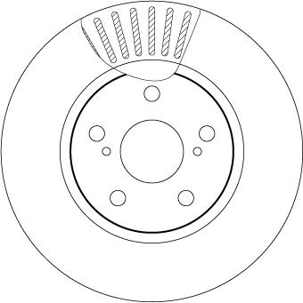 TRW DF7340 - Гальмівний диск autocars.com.ua