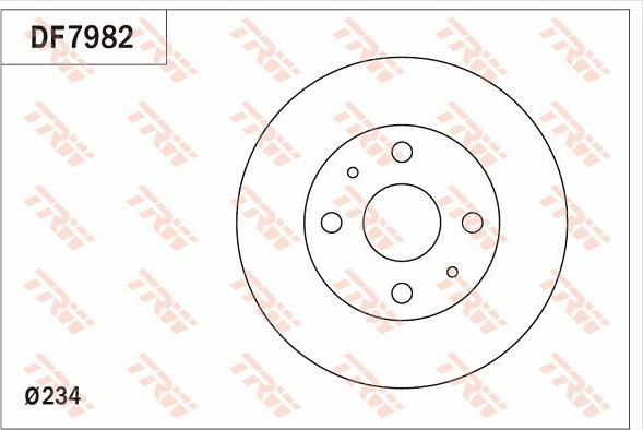 TRW DF7982 - Гальмівний диск autocars.com.ua