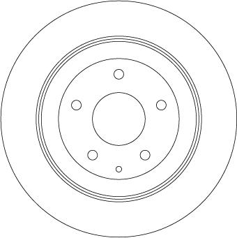 TRW DF8053 - Гальмівний диск autocars.com.ua