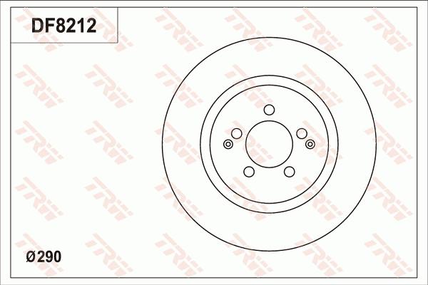 EuroEx MGFV290.1 - Гальмівний диск autocars.com.ua
