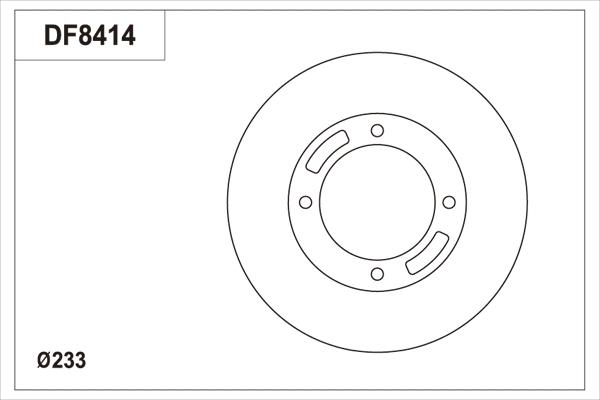 TRW DF8414 - Гальмівний диск autocars.com.ua