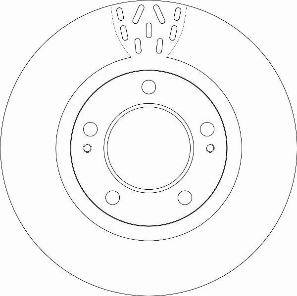 TRW DF8575S - Гальмівний диск autocars.com.ua