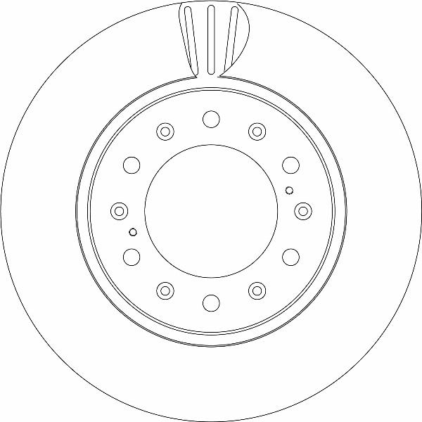 TRW DF8584S - Гальмівний диск autocars.com.ua
