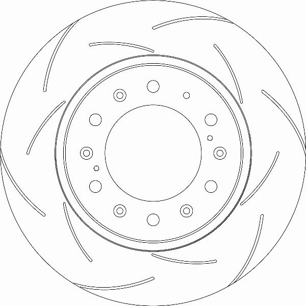 TRW DF8584XSS - Гальмівний диск autocars.com.ua