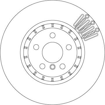 TRW DF8650S - Гальмівний диск autocars.com.ua