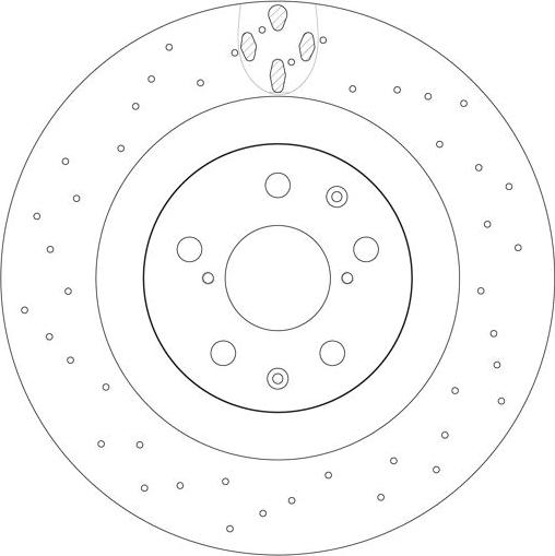 TRW DF8722S - Гальмівний диск autocars.com.ua