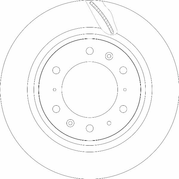 TRW DF8749S - Гальмівний диск autocars.com.ua