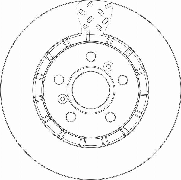 TRW DF8881S - Гальмівний диск autocars.com.ua