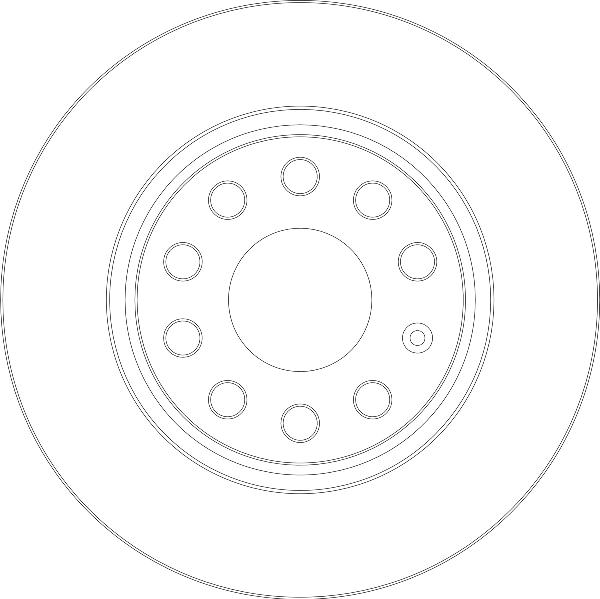 TRW DF9028S - Гальмівний диск autocars.com.ua