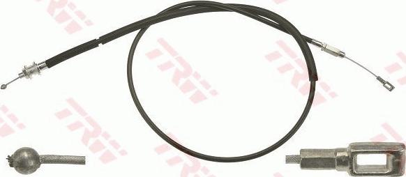 TRW GCC140 - Трос, управління зчепленням autocars.com.ua