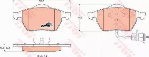 Intelli D957EI - Тормозные колодки, дисковые, комплект avtokuzovplus.com.ua