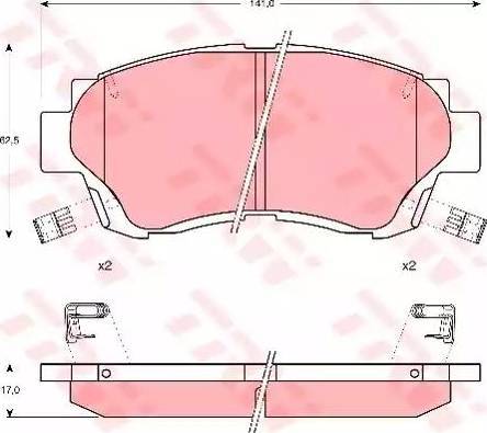 Alpha Brakes HKP-TY-060 - Гальмівні колодки, дискові гальма autocars.com.ua