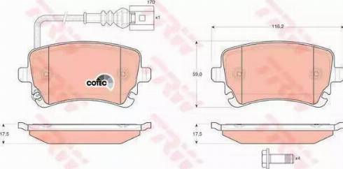 RIDER RD.3323.DB1557 - Колодка гальм. диск. VW TRANSPORTER T5 03- задн. RIDER autocars.com.ua