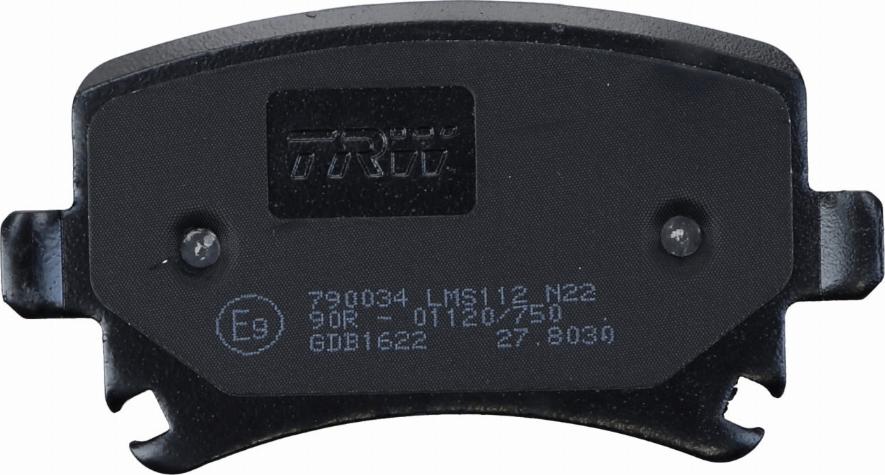 TRW GDB1622 - Тормозные колодки, дисковые, комплект autodnr.net