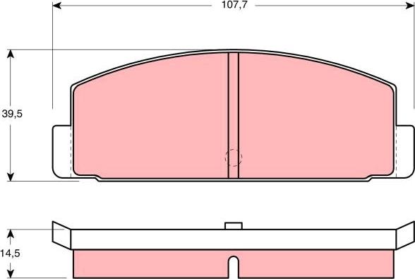 BENDIX 572203 - Гальмівні колодки, дискові гальма autocars.com.ua