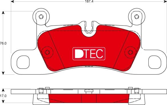 TRW GDB1875DTE - Гальмівні колодки, дискові гальма autocars.com.ua