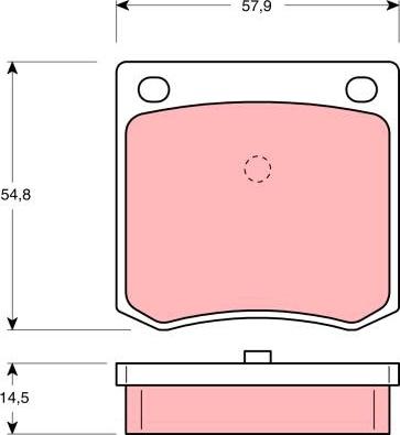 BENDIX 572103 - Гальмівні колодки, дискові гальма autocars.com.ua