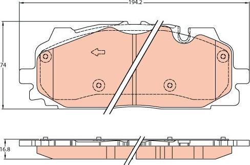 VW 4KE 698 151 J - Гальмівні колодки, дискові гальма autocars.com.ua