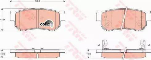 Alpha Brakes HKT-HY-508 - Гальмівні колодки, дискові гальма autocars.com.ua