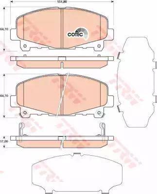 Alpha Brakes HKP-HD-057 - Гальмівні колодки, дискові гальма autocars.com.ua