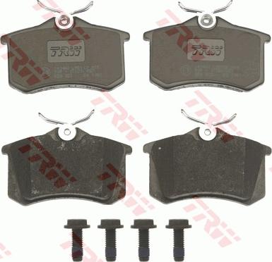 TRW GDB823 - Комплект тормозных колодок. дисковый тормоз autocars.com.ua