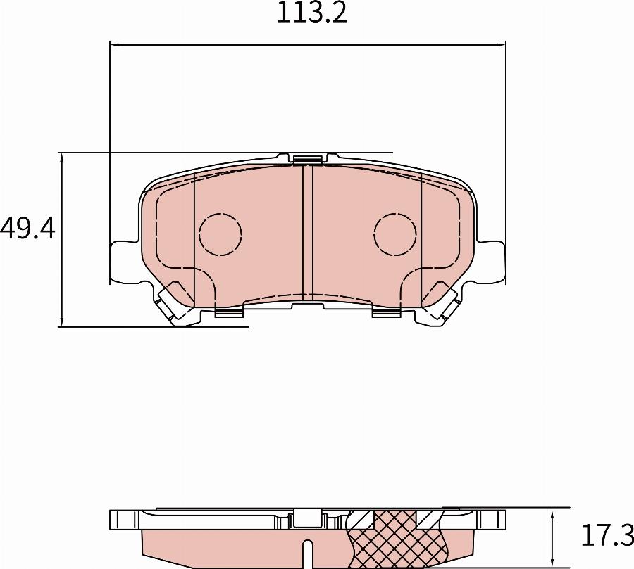 TRW GDB8278AT - Гальмівні колодки, дискові гальма autocars.com.ua