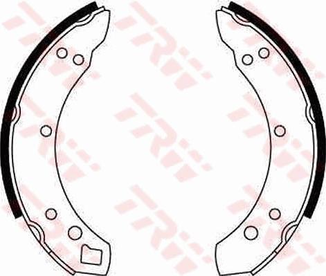 TRW GS6066 - Комплект тормозных колодок, барабанные autodnr.net