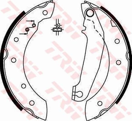 TRW GS6233 - Комплект гальм, барабанний механізм autocars.com.ua