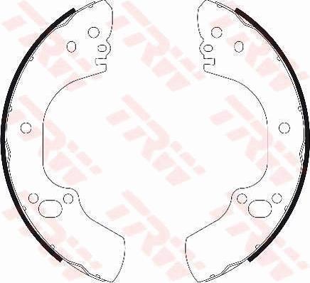 TRW GS7805 - Комплект гальм, барабанний механізм autocars.com.ua