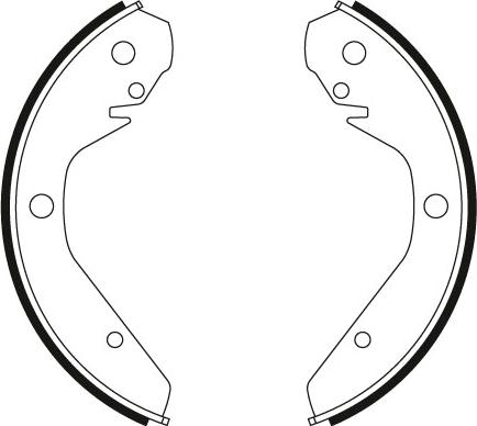 TRW GS8026 - Комплект гальм, барабанний механізм autocars.com.ua