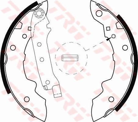 TRW GS8057 - Комплект тормозных колодок, барабанные avtokuzovplus.com.ua