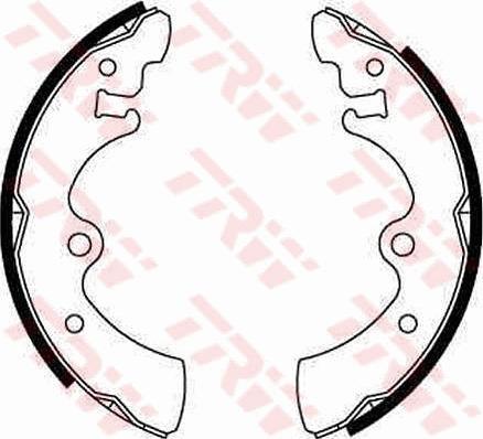 TRW GS8096 - Комплект гальм, барабанний механізм autocars.com.ua