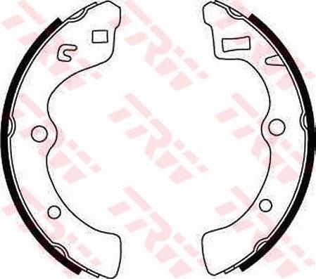 TRW GS8194 - Комплект тормозных колодок, барабанные avtokuzovplus.com.ua