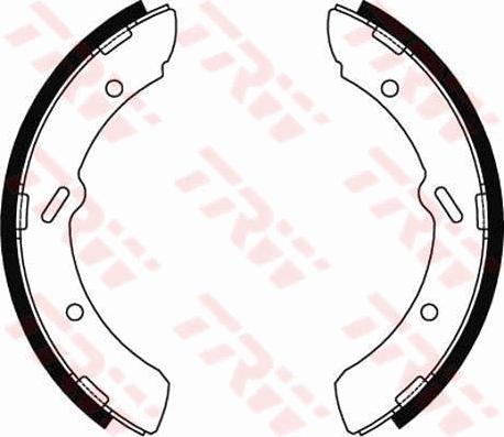 TRW GS8459 - Комплект гальм, барабанний механізм autocars.com.ua