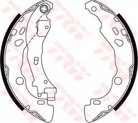 Alpha Brakes HST-CT-020 - Комплект тормозных колодок, барабанные autodnr.net