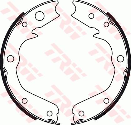 TRW GS8497 - Комплект гальм, ручник, парковка autocars.com.ua