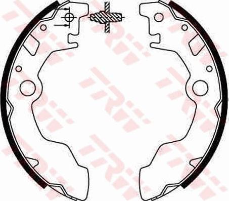 TRW GS8583 - Комплект гальм, барабанний механізм autocars.com.ua