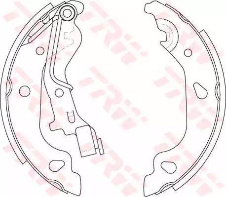 Alpha Brakes HST-FT-019 - Комплект тормозных колодок, барабанные autodnr.net