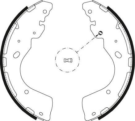 TRW GS8797 - Комплект тормозных колодок, барабанные avtokuzovplus.com.ua