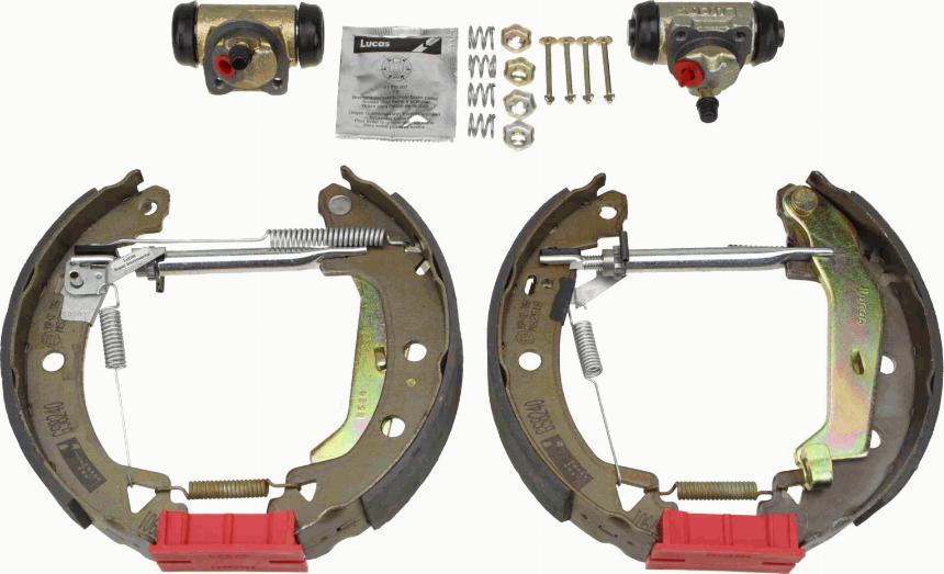 TRW GSK1025 - Комплект тормозных колодок, барабанные autodnr.net