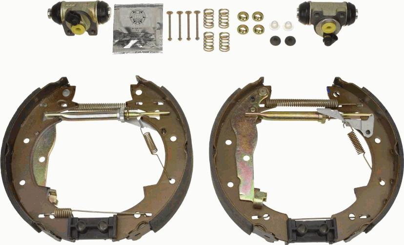 TRW GSK1046 - Комплект тормозных колодок, барабанные autodnr.net