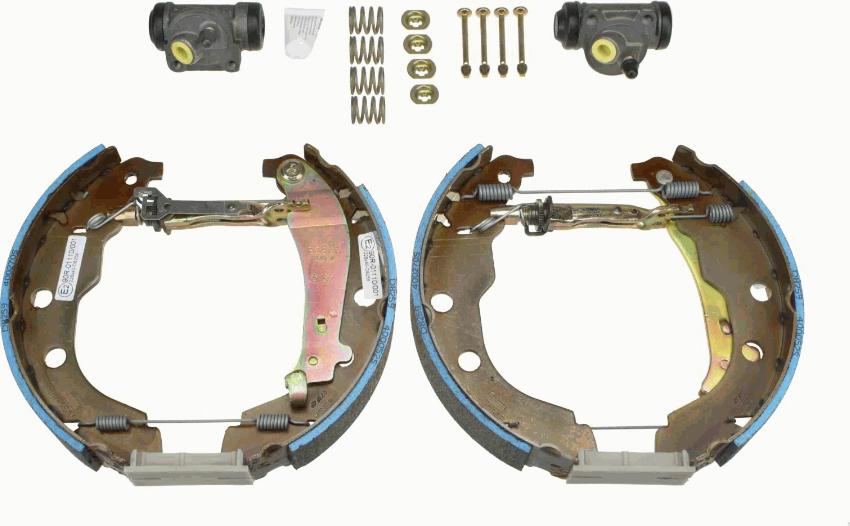TRW GSK1252 - Комплект гальм, барабанний механізм autocars.com.ua
