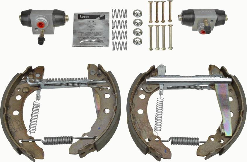 TRW GSK1515 - Комплект гальм, барабанний механізм autocars.com.ua