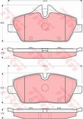 TRW GTD1148 - Комплект гальм, дисковий гальмівний механізм autocars.com.ua