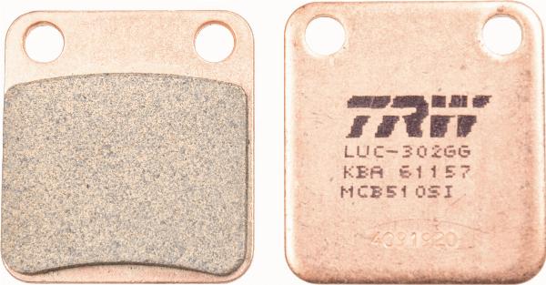 TRW MCB510SI - Гальмівні колодки, дискові гальма autocars.com.ua