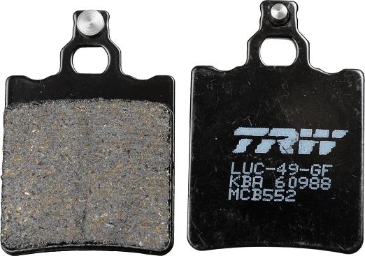 TRW MCB552 - Тормозные колодки, дисковые, комплект avtokuzovplus.com.ua
