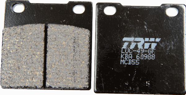 TRW MCB55 - Гальмівні колодки, дискові гальма autocars.com.ua