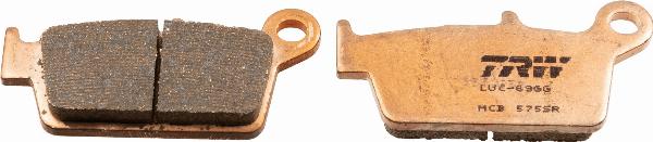 TRW MCB575SR - Гальмівні колодки, дискові гальма autocars.com.ua