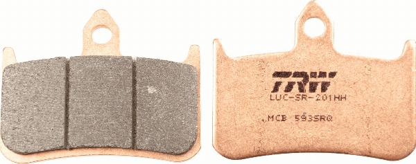 TRW MCB593SRQ - Гальмівні колодки, дискові гальма autocars.com.ua