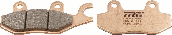 TRW MCB615SRM - Гальмівні колодки, дискові гальма autocars.com.ua